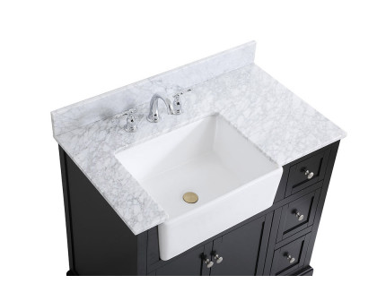 Elegant Bathroom Vanity - Black (VF60236BK-BS)