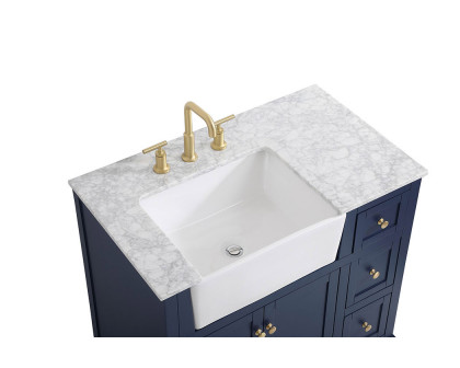 Elegant Bathroom Vanity - Blue (VF60236BL)