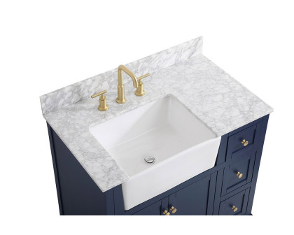 Elegant Bathroom Vanity - Blue (VF60236BL-BS)