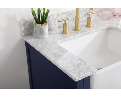 Elegant Bathroom Vanity - Blue (VF60236BL-BS)