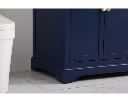 Elegant Bathroom Vanity - Blue (VF60236BL-BS)