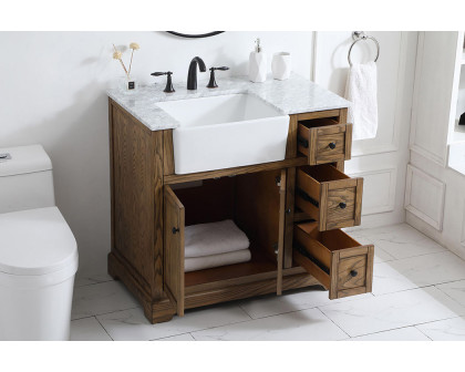 Elegant Bathroom Vanity - Driftwood (VF60236DW)