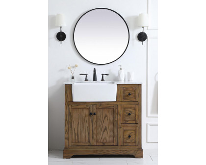 Elegant Bathroom Vanity - Driftwood (VF60236DW)