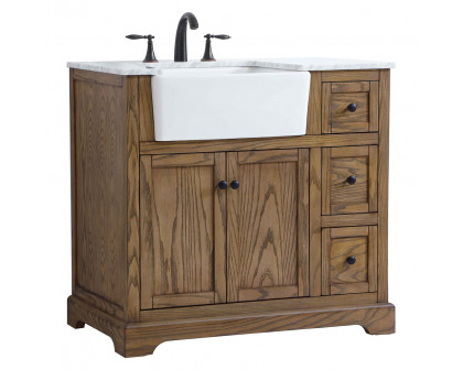 Elegant Bathroom Vanity - Driftwood (VF60236DW)