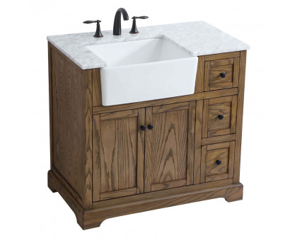 Elegant Bathroom Vanity - Driftwood (VF60236DW)