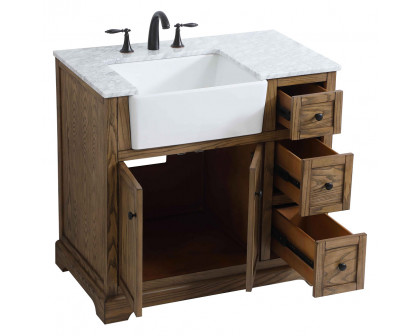 Elegant Bathroom Vanity - Driftwood (VF60236DW)