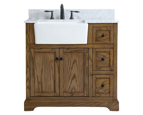 Elegant Bathroom Vanity - Driftwood (VF60236DW-BS)