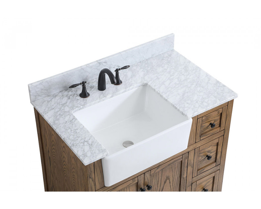 Elegant Bathroom Vanity - Driftwood (VF60236DW-BS)