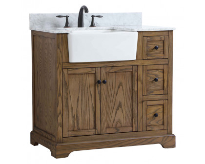 Elegant Bathroom Vanity - Driftwood (VF60236DW-BS)