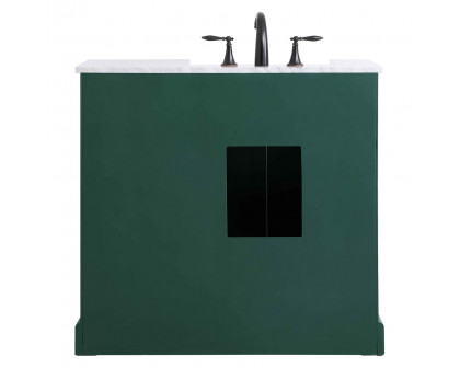 Elegant Bathroom Vanity - Green (VF60236GN)