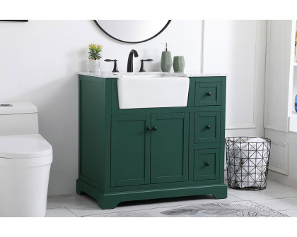 Elegant Bathroom Vanity - Green (VF60236GN)