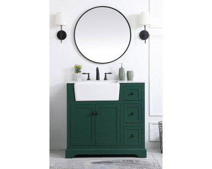 Elegant Bathroom Vanity - Green (VF60236GN)