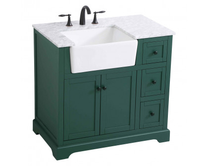 Elegant Bathroom Vanity - Green (VF60236GN)