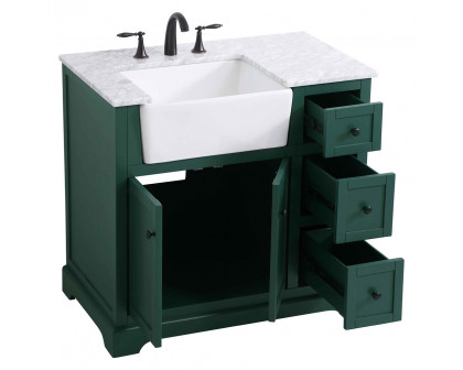 Elegant Bathroom Vanity - Green (VF60236GN)