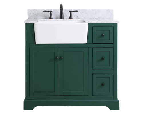 Elegant Bathroom Vanity - Green (VF60236GN-BS)