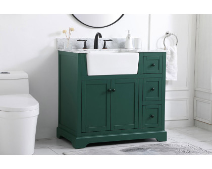 Elegant Bathroom Vanity - Green (VF60236GN-BS)