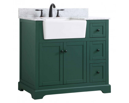 Elegant Bathroom Vanity - Green (VF60236GN-BS)