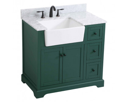 Elegant Bathroom Vanity - Green (VF60236GN-BS)