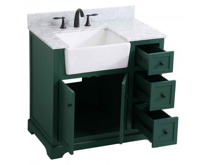 Elegant Bathroom Vanity - Green (VF60236GN-BS)