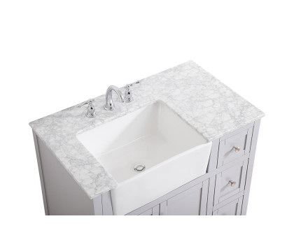 Elegant Bathroom Vanity - Gray (VF60236GR)