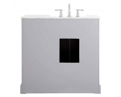 Elegant Bathroom Vanity - Gray (VF60236GR)