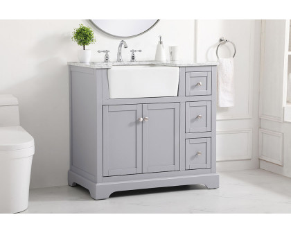 Elegant Bathroom Vanity - Gray (VF60236GR)