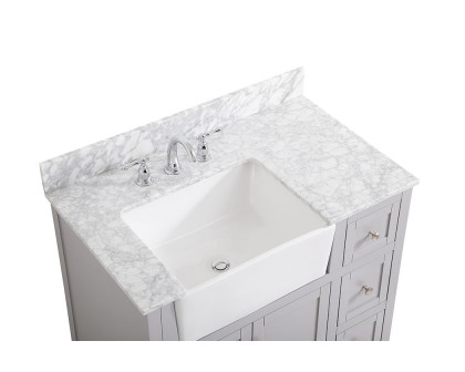 Elegant Bathroom Vanity - Gray (VF60236GR-BS)