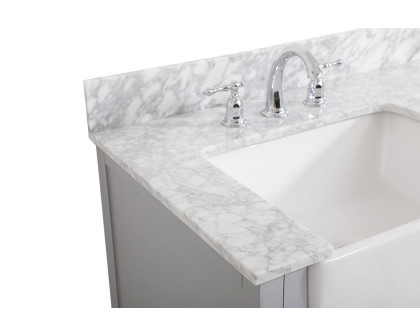 Elegant Bathroom Vanity - Gray (VF60236GR-BS)