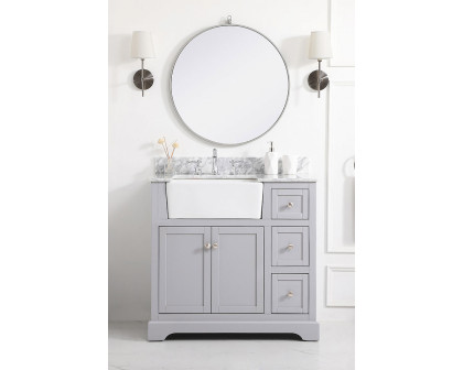 Elegant Bathroom Vanity - Gray (VF60236GR-BS)