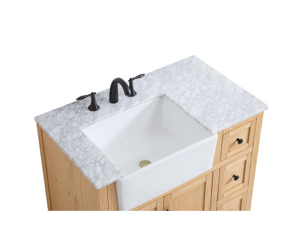 Elegant Bathroom Vanity - Natural Wood (VF60236NW)