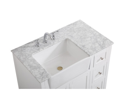 Elegant Bathroom Vanity - White (VF60236WH)