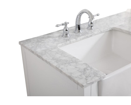 Elegant Bathroom Vanity - White (VF60236WH)