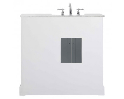 Elegant Bathroom Vanity - White (VF60236WH)