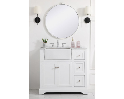 Elegant Bathroom Vanity - White (VF60236WH)