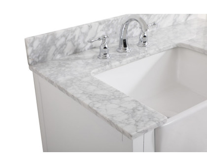 Elegant Bathroom Vanity - White (VF60236WH-BS)