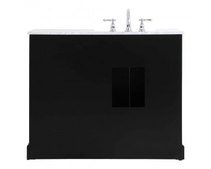 Elegant Bathroom Vanity - Black (VF60242BK)