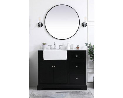 Elegant Bathroom Vanity - Black (VF60242BK)