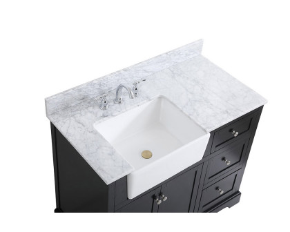 Elegant Bathroom Vanity - Black (VF60242BK-BS)