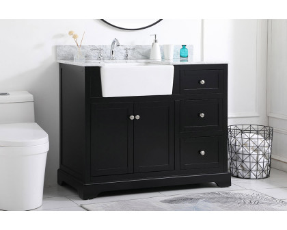 Elegant Bathroom Vanity - Black (VF60242BK-BS)