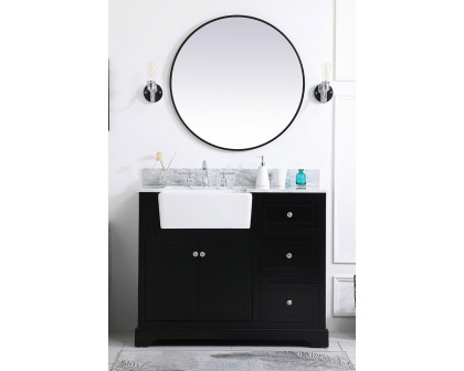 Elegant Bathroom Vanity - Black (VF60242BK-BS)