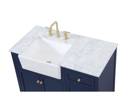 Elegant Bathroom Vanity - Blue (VF60242BL)