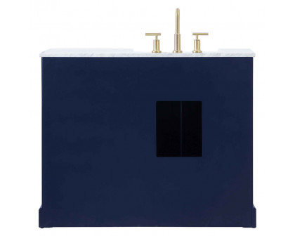 Elegant Bathroom Vanity - Blue (VF60242BL)