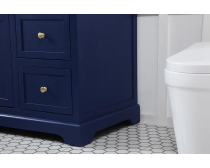 Elegant Bathroom Vanity - Blue (VF60242BL)