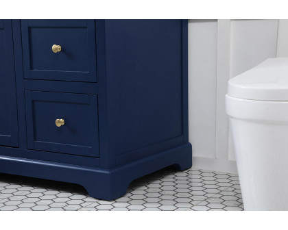 Elegant Bathroom Vanity - Blue (VF60242BL-BS)