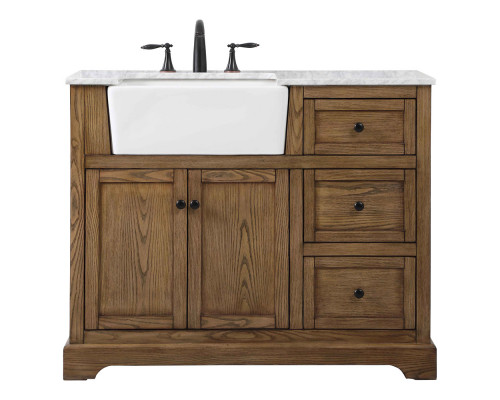 Elegant Bathroom Vanity - Driftwood (VF60242DW)