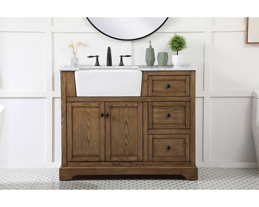 Elegant Bathroom Vanity - Driftwood (VF60242DW)