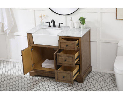 Elegant Bathroom Vanity - Driftwood (VF60242DW)