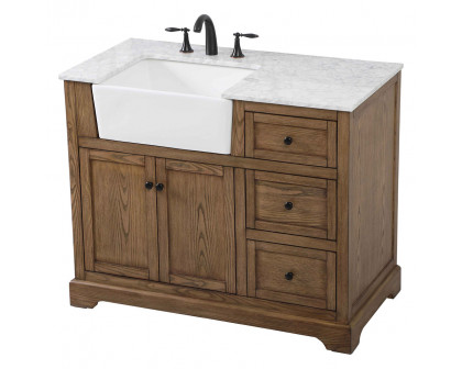 Elegant Bathroom Vanity - Driftwood (VF60242DW)