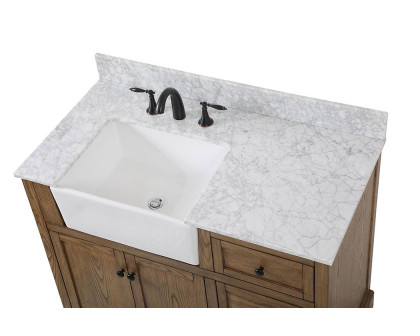 Elegant Bathroom Vanity - Driftwood (VF60242DW-BS)