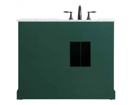 Elegant Bathroom Vanity - Green (VF60242GN)